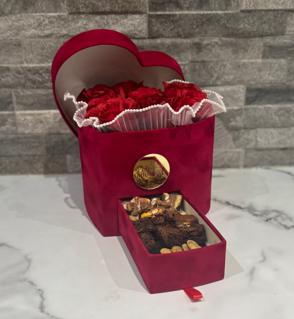 Floral Heart Eid Treat Box