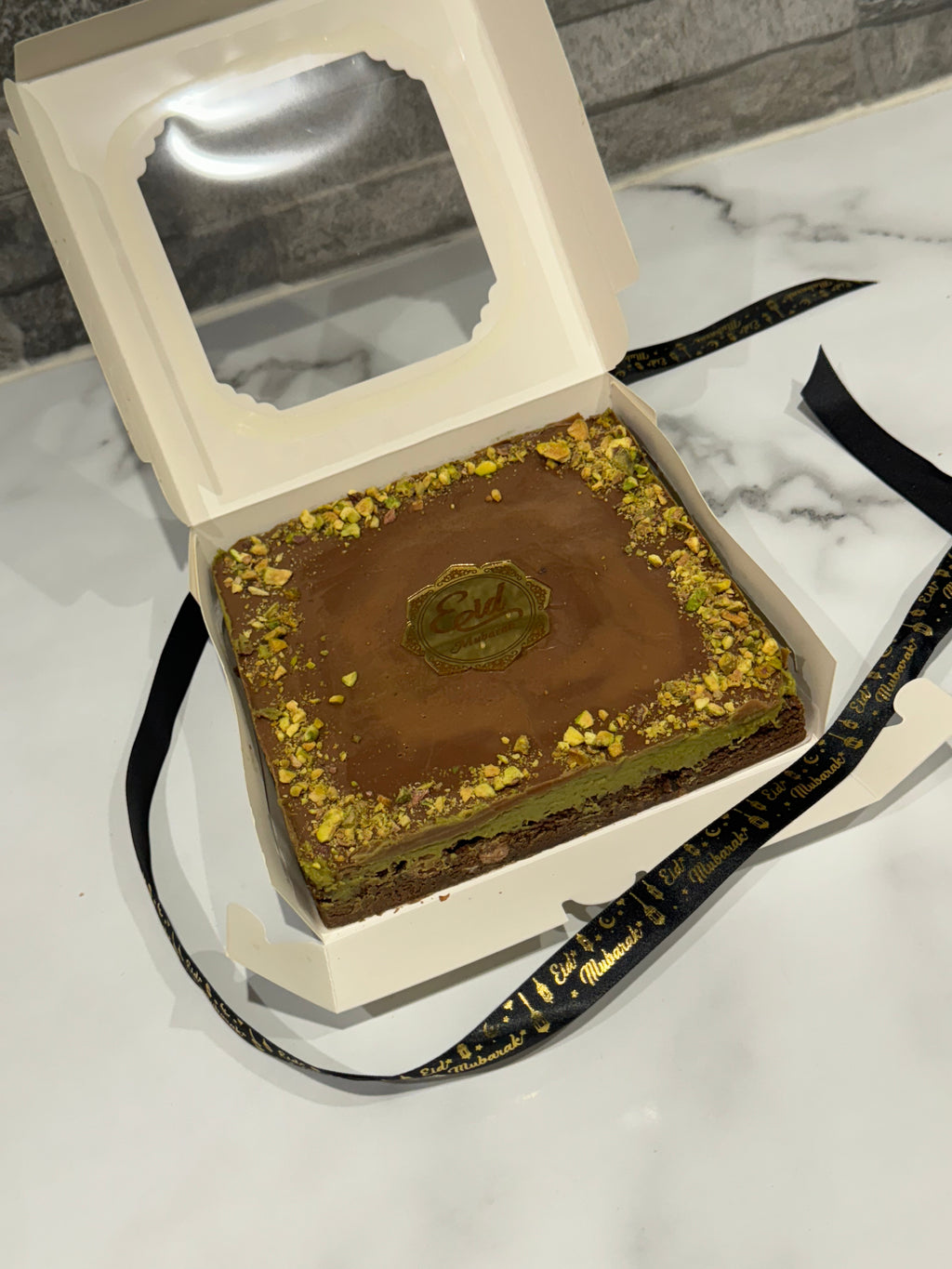 Dubai Chocolate Brownie Slab