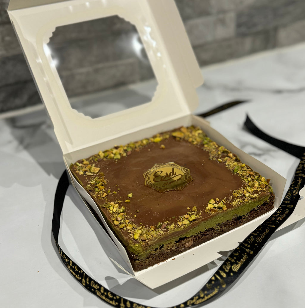 Dubai Chocolate Brownie Slab